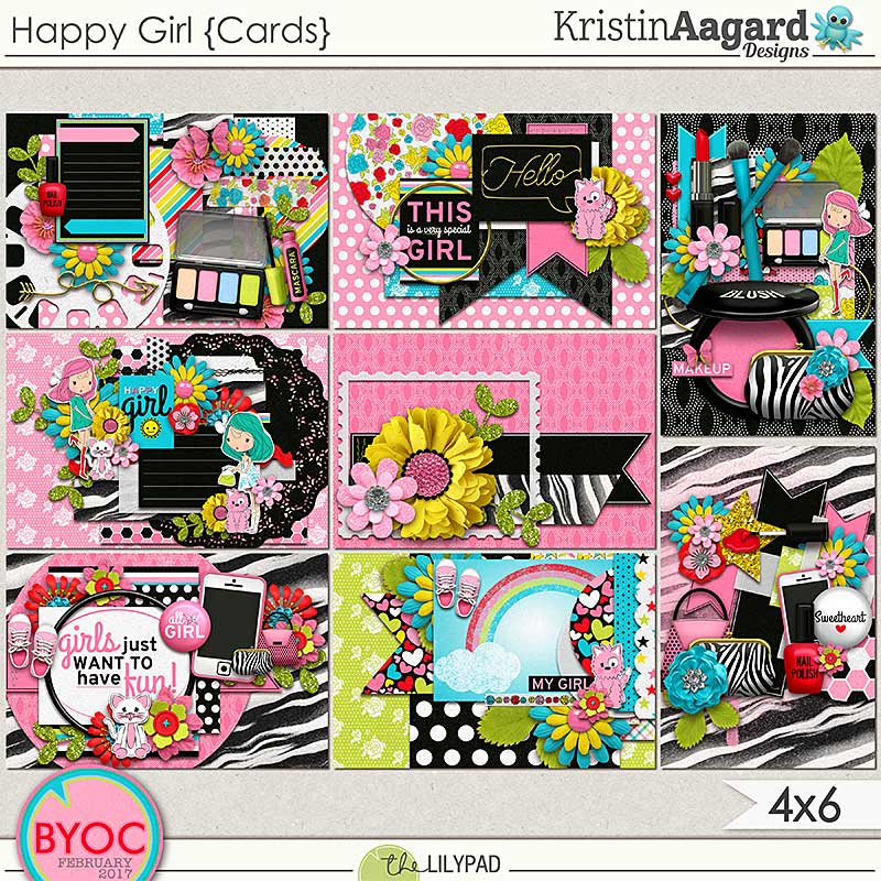 Happy Girl {Cards} - Image 4