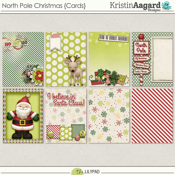 North Pole Christmas {Journal Cards}