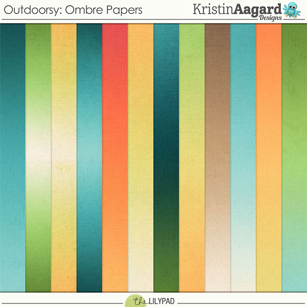 Outdoorsy: Ombre Papers