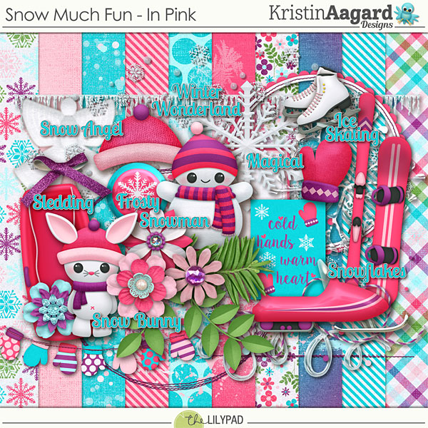Snow Much Fun {In Pink}