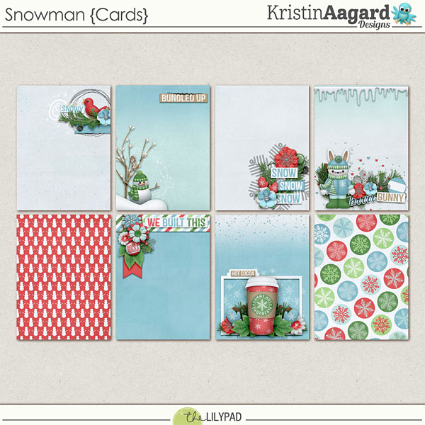 Snowman - Journal Cards