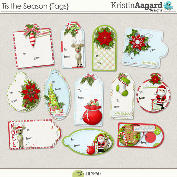 Tis the Season Gift Tags