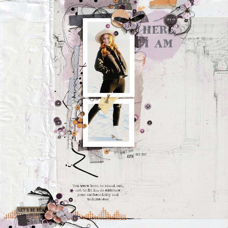 Hear My Voice 12 Masking Digital Scrapbooking Templates - Image 7