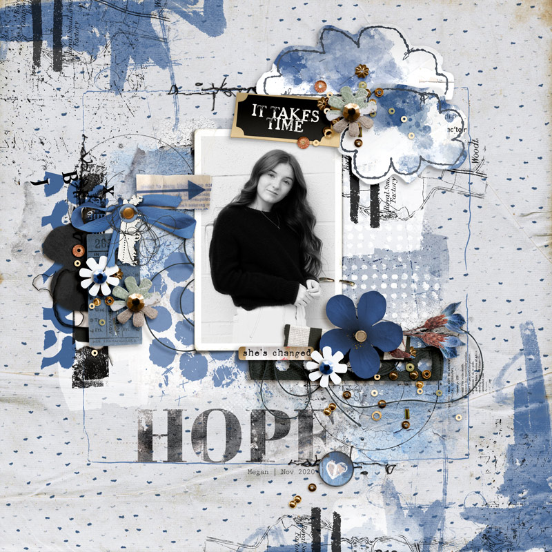 Hear My Voice: 03 - Healing | Digital Scrapbooking Paper Pack - Image 9