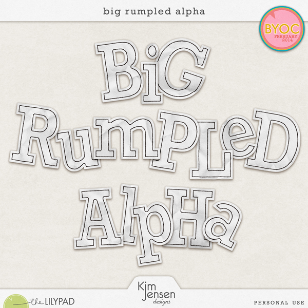 Big Rumpled Alpha