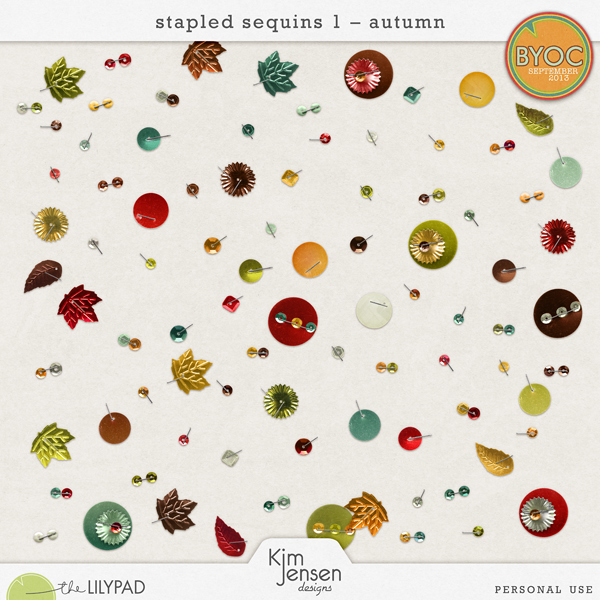 Stapled Sequins 1 – Autumn