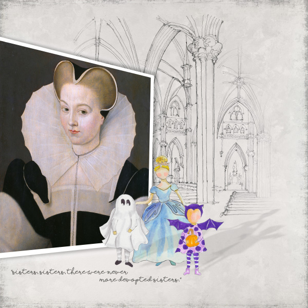 Watercolor Background People Halloween Edition - Image 4