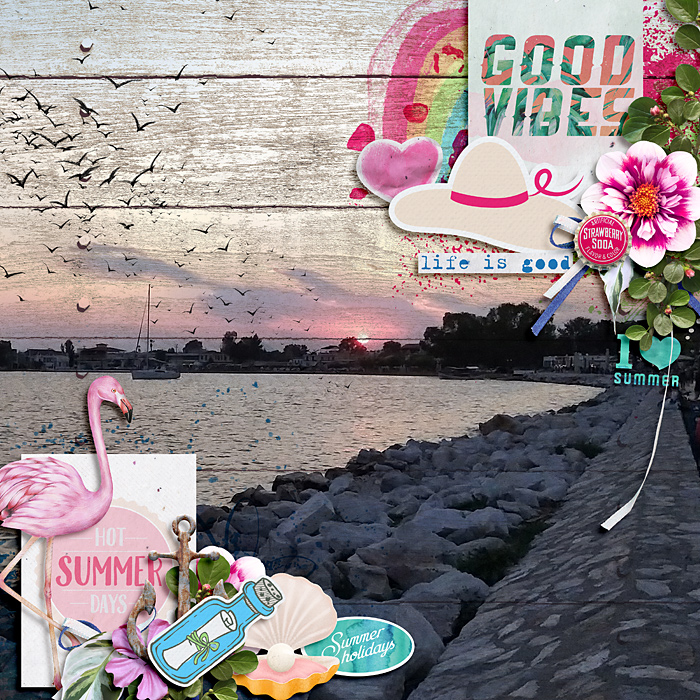 Beach fun (artsy papers) by Little Butterfly Wings - Image 9