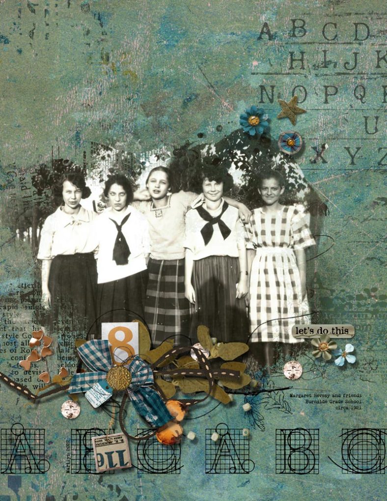 Hear My Voice 04 Learning Digital Scrapbooking Mixed Media Paper Pack - Image 7