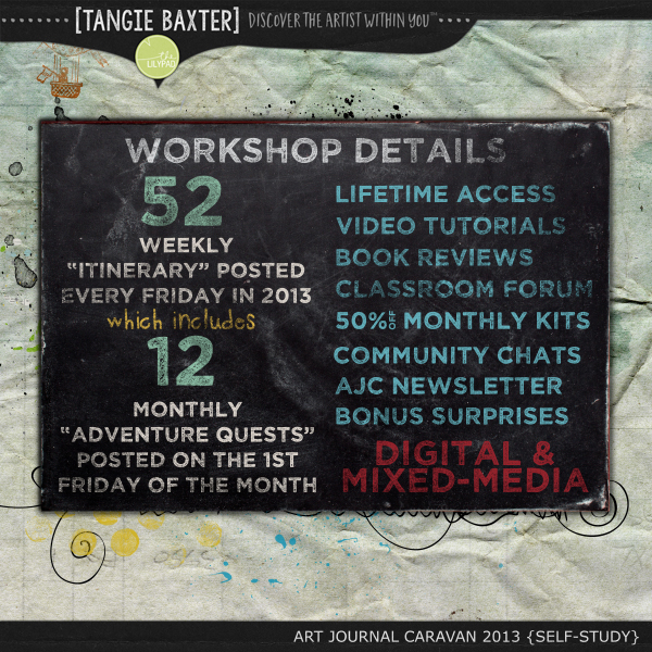Art Journal Caravan™ Workshop Expedition 2013 {Self-Study} - Image 2