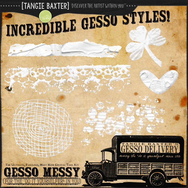 Gesso Messy the Truckload {Commercial Use} - Image 9