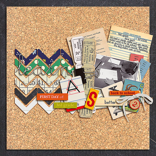 school ephemera paper stacks - Image 8