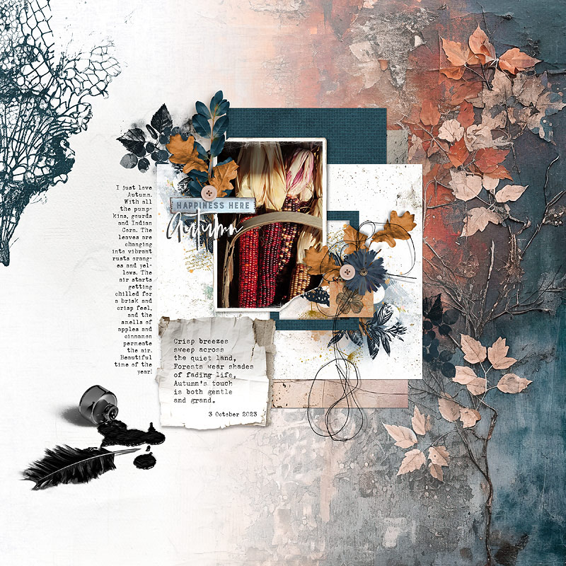 November Digital Scrapbooking templates by Buzzbee Scraps and Lynn Grieveson - Image 3