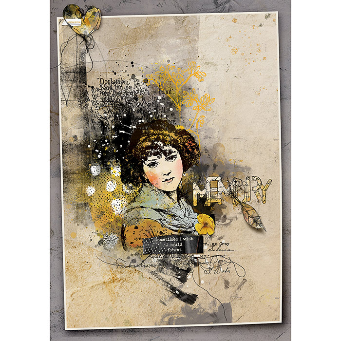 Hear My Voice 06 Remembering Digital Scrapbooking Mixed Media Elements - Image 9