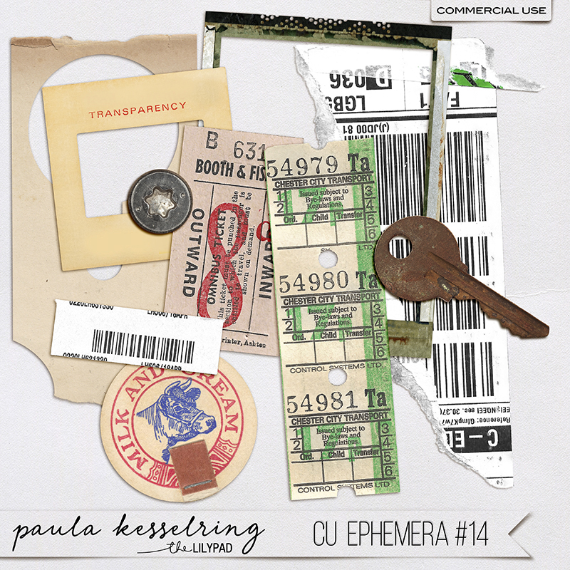 CU - Ephemera Grab Bag #1 by Paula Kesselring &The Nifty Pixel - Image 2