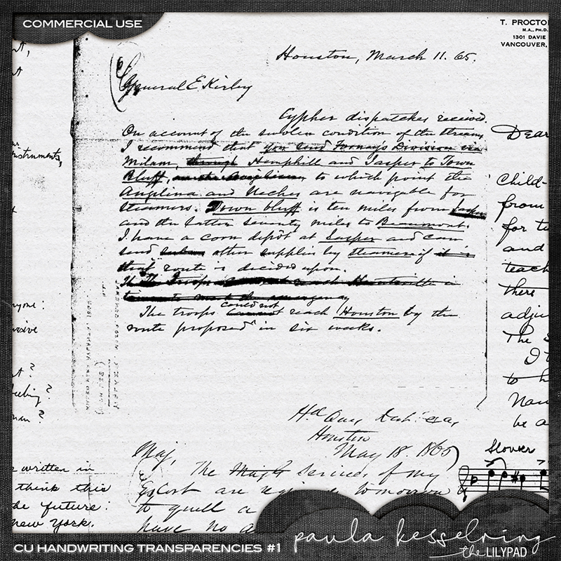 CU - Handwriting Transparencies #1 - Image 3