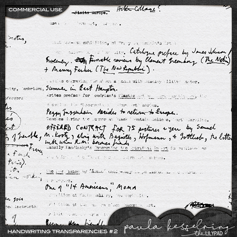 CU - Handwriting Transparencies #2 - Image 2