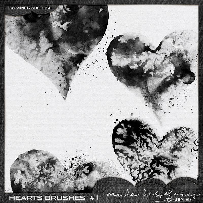CU - Hearts Brushs #1 - Image 3