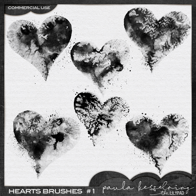 CU - Hearts Brushs #1 - Image 4