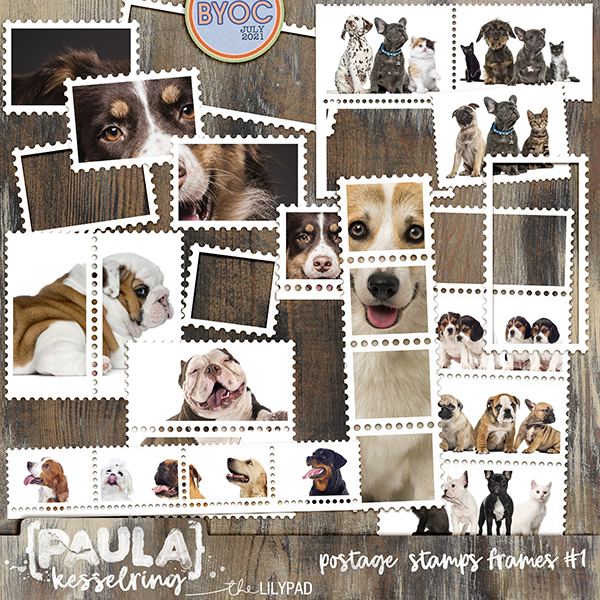 Postage Stamp Frames #1