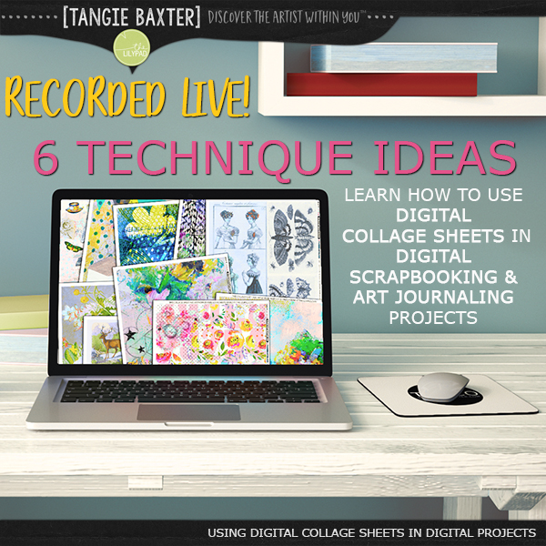 Using Digital Collage Sheets in Digital Projects