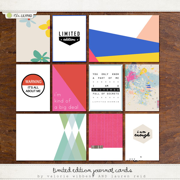 Limited Edition Journal Cards
