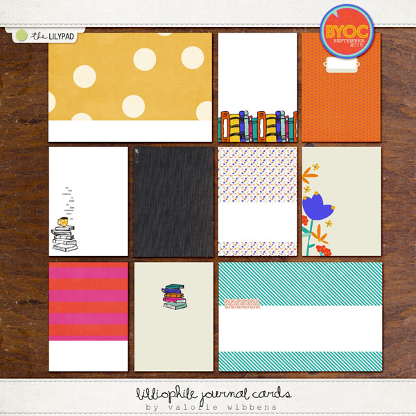 Bibliophile Journal Cards
