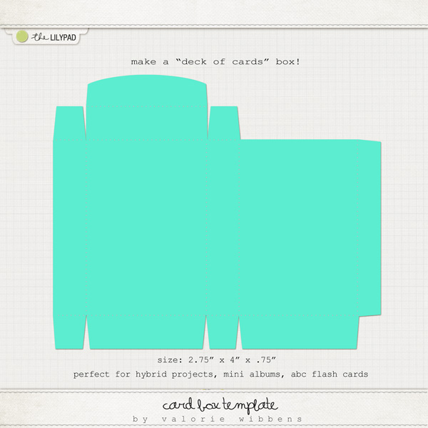 Card Box Template