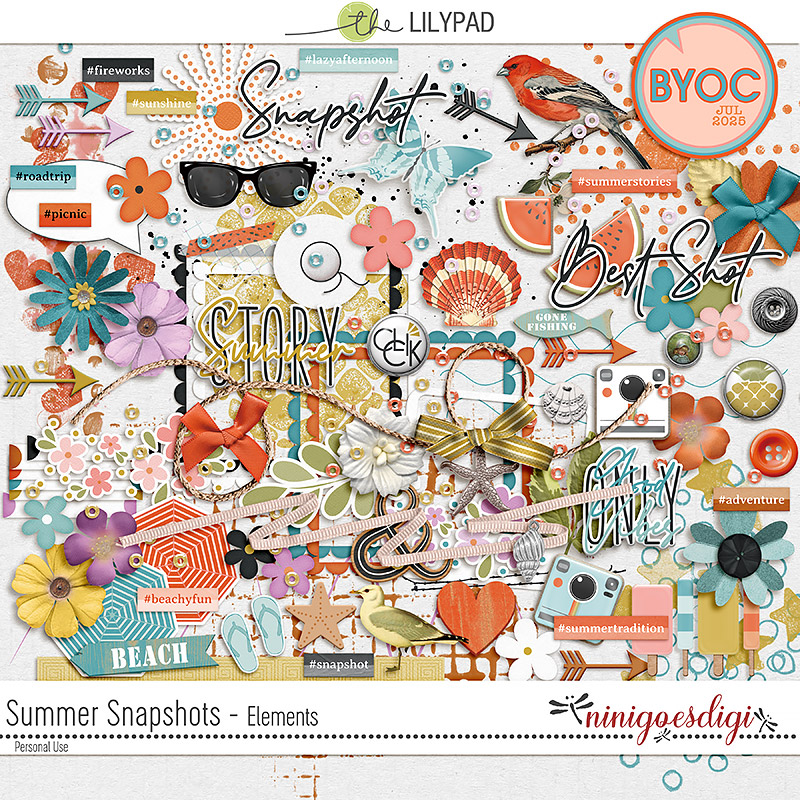 Summer Snapshots | Elements by ninigoesdigi