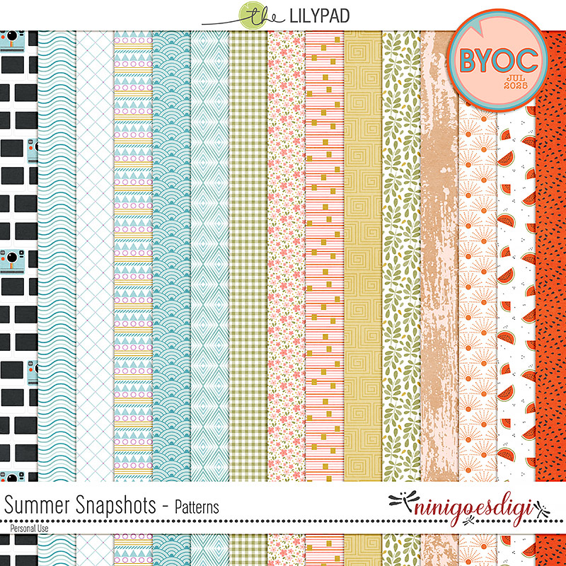 Summer Snapshots | Patterns by ninigoesdigi
