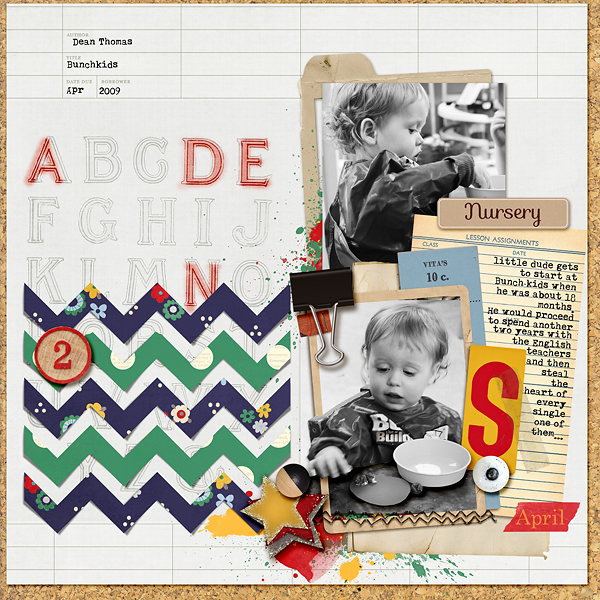 school ephemera paper stacks - Image 2