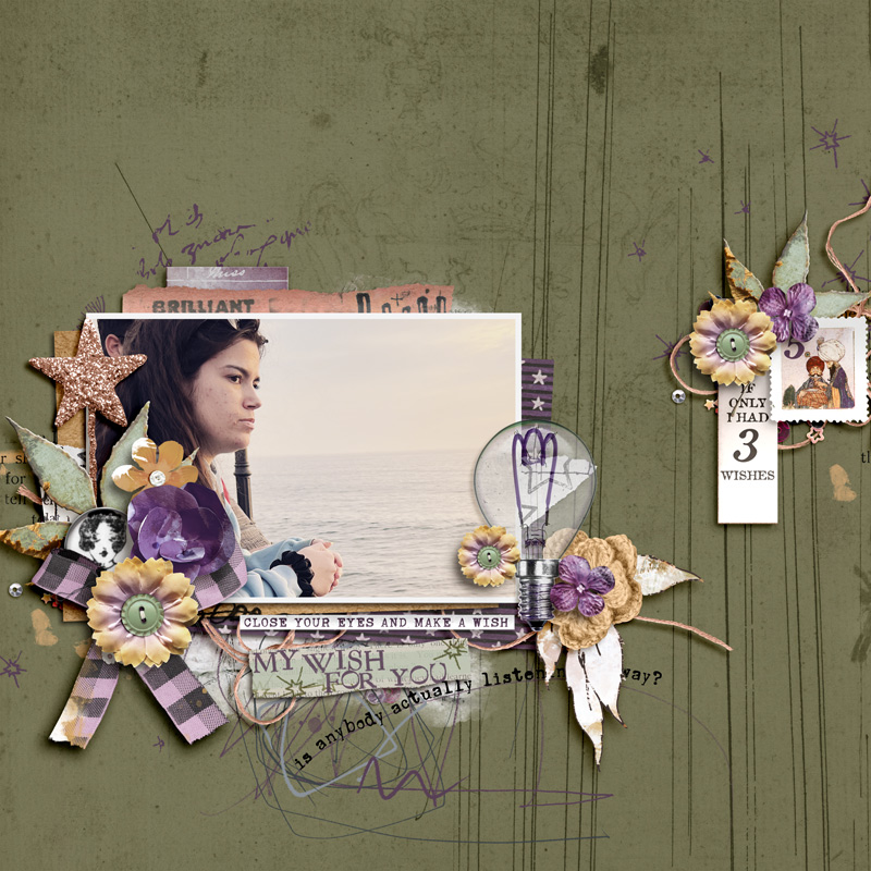 Hear My Voice: 05 - Wishing | Mixed Media Digital Scrapbooking Elements - Image 10