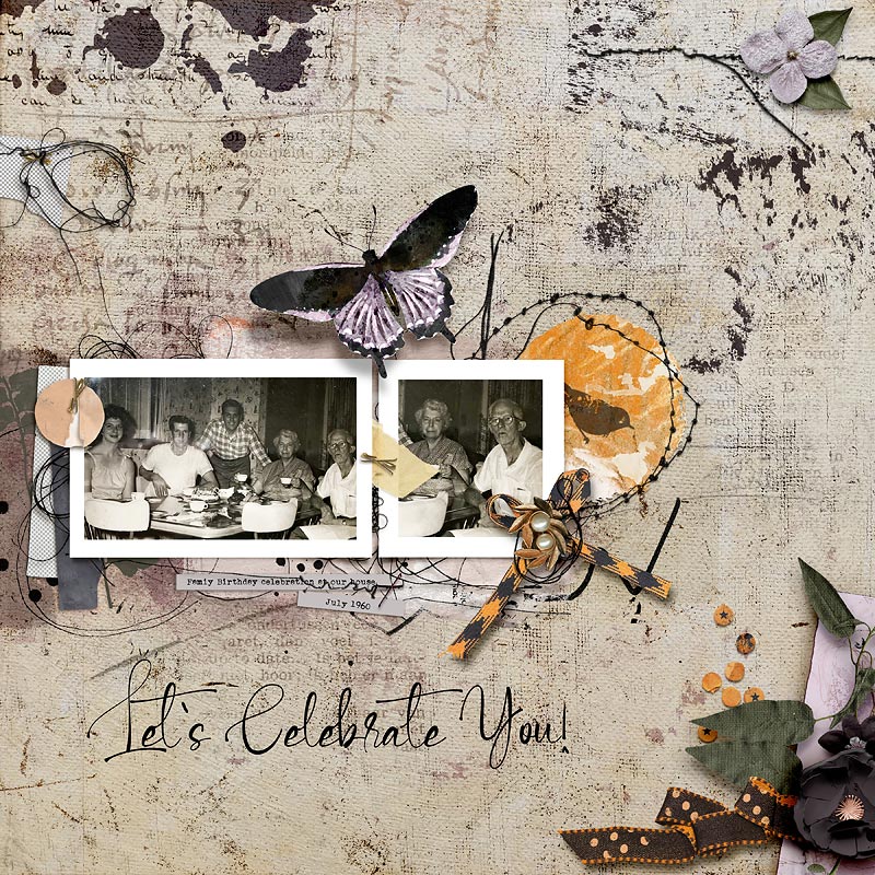 Hear My Voice 12 Masking Digital Scrapbooking Templates - Image 2
