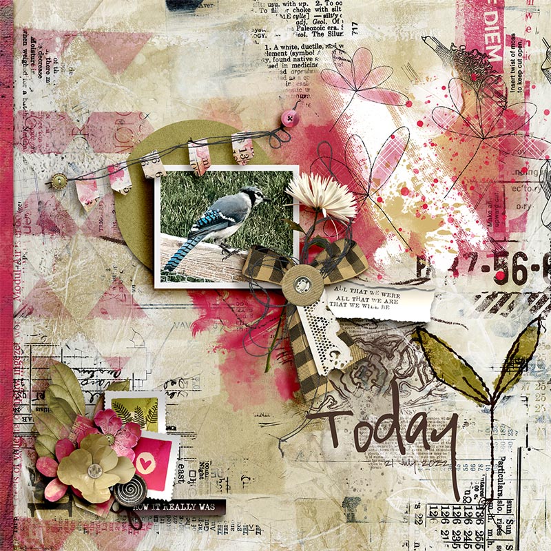 All That We Were Digital Scrapbooking Paper Pack by Lynn Grieveson - Image 7
