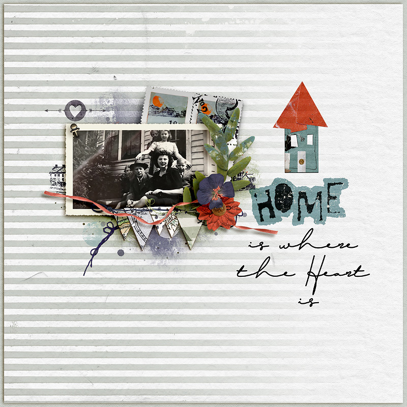 No Place Like Home Digital Scrapbooking Kit by Lynn Grieveson - Image 4