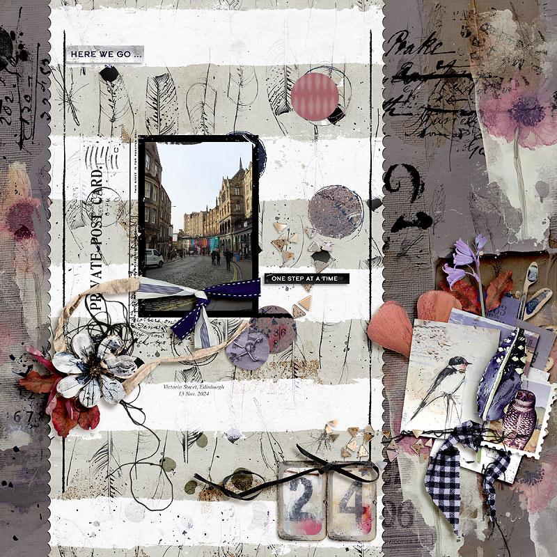 Hear My Voice: 34 - Soaring | Digital Scrapbooking Template Duo - Image 3