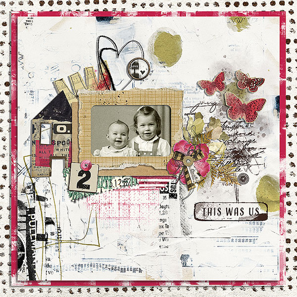 All That We Were Digital Scrapbooking Paper Pack by Lynn Grieveson - Image 8