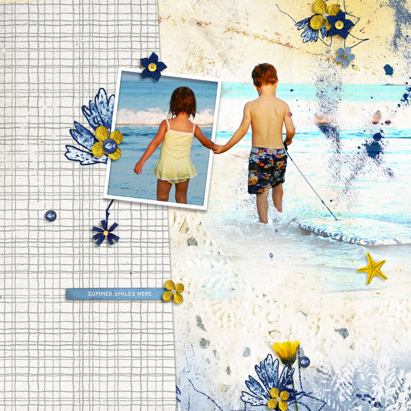 Whale of a Time Digital Scrapbooking Papers - Image 9