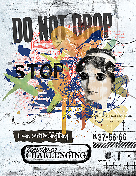 Destruction Services Digital Scrapbooking Paper Pack by Lynn Grieveson - Image 9