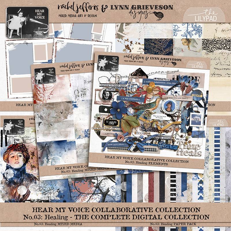 Hear My Voice: 03 - Healing | The Complete Digital Scrapbooking Collection