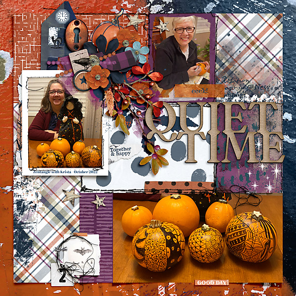 Nocturne Digital Scrapbooking Paper Pack by Lynn Grieveson - Image 8