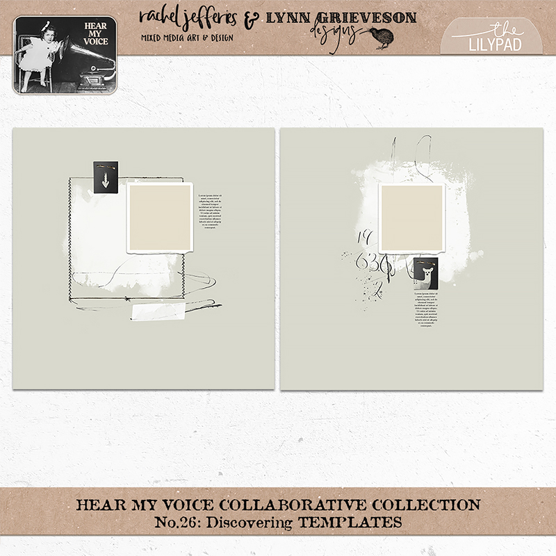 Hear My Voice 26 Discovering Digital Scrapbooking Templates - Image 8