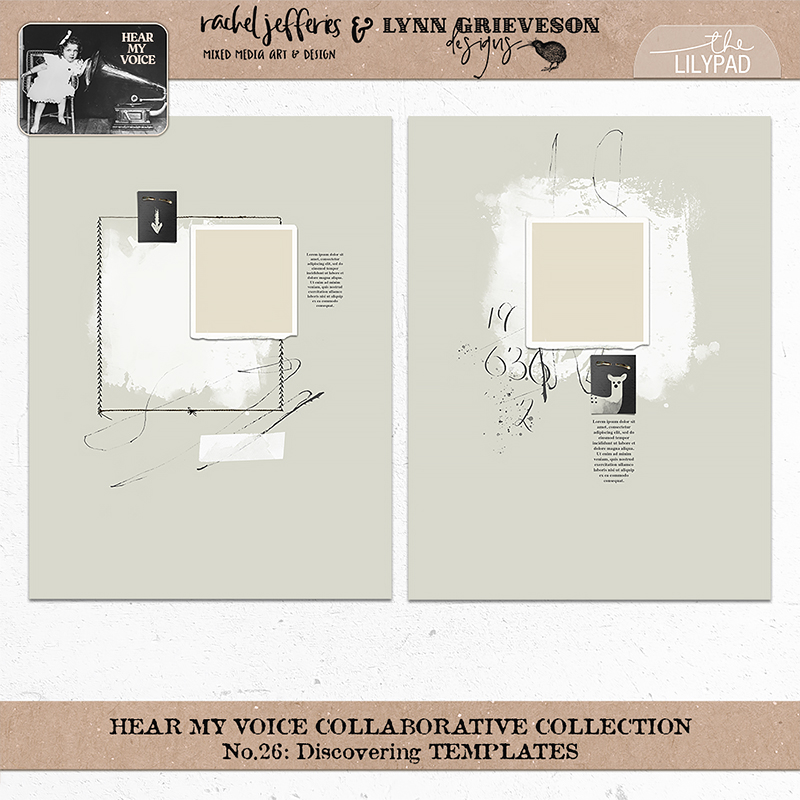 Hear My Voice 26 Discovering Digital Scrapbooking Templates - Image 9
