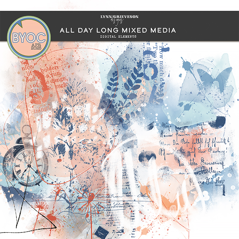 All Day Long Digital Mixed Media