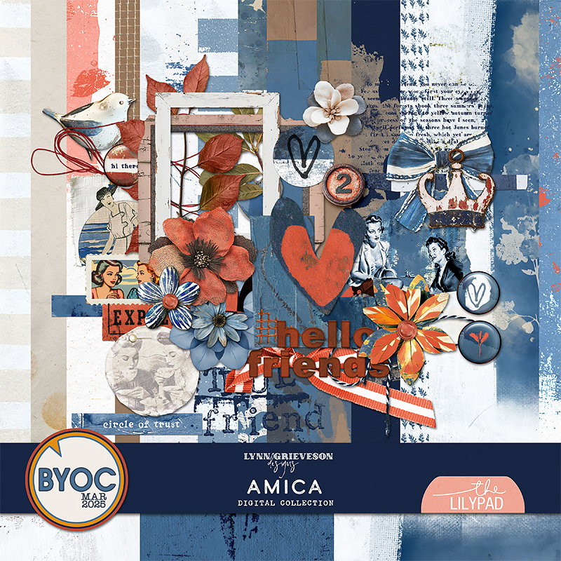 Amica Digital Scrapbooking Kit by Lynn Grieveson