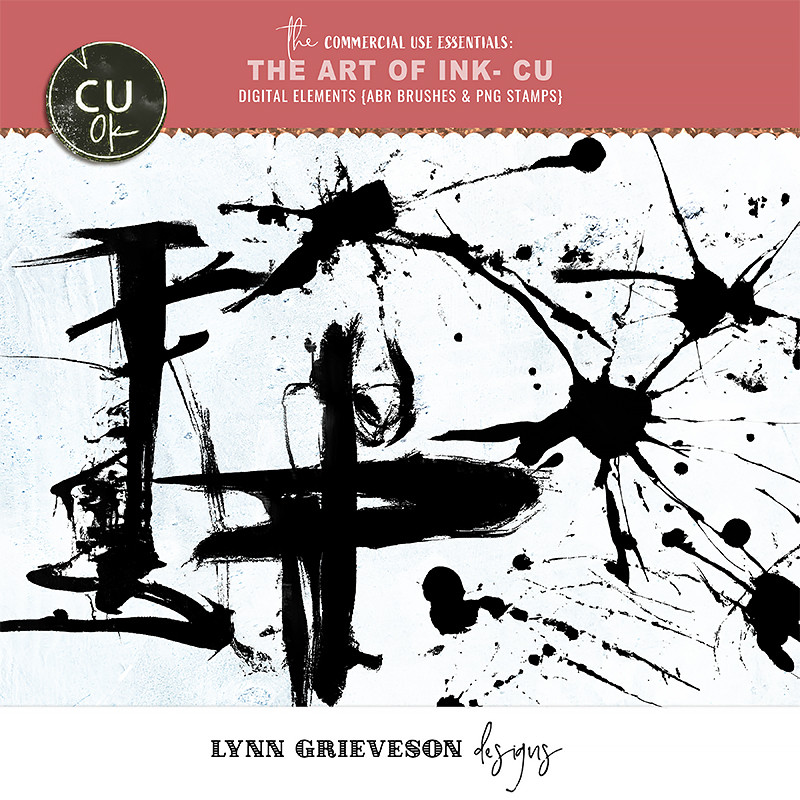 The Art of Ink Digital Scrapbooking Brushes and Stamps by Lynn Grieveson - Image 8