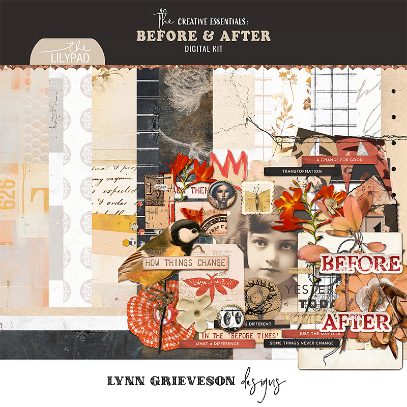 Before and After Digital Scrapbooking Kit