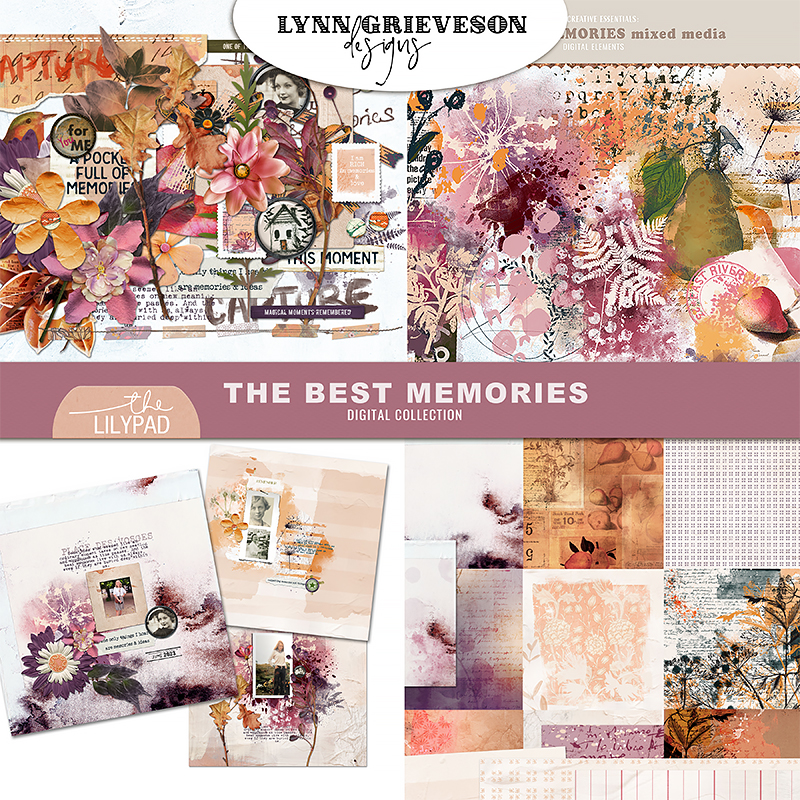 The Best Memories Digital Scrapbooking Collection by Lynn Grieveson