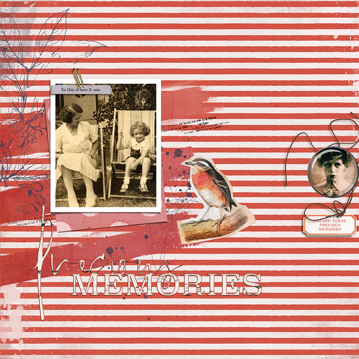 Bicyclette Digital Scrapbooking templates by Lynn Grieveson - Image 10