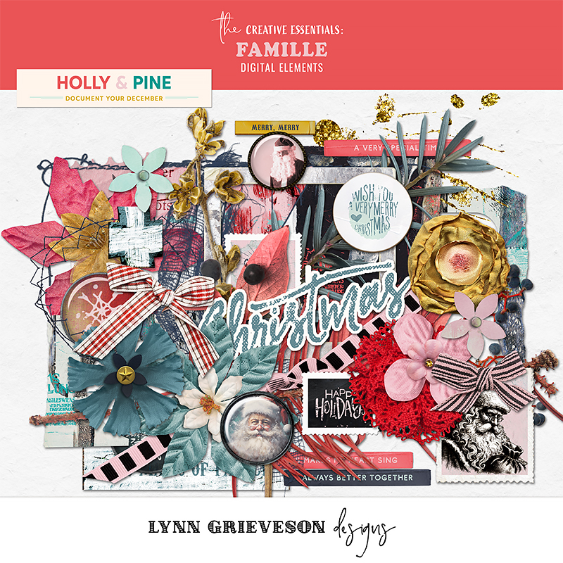 Famille Digital Scrapbooking Mixed Media by Lynn Grieveson - Image 5